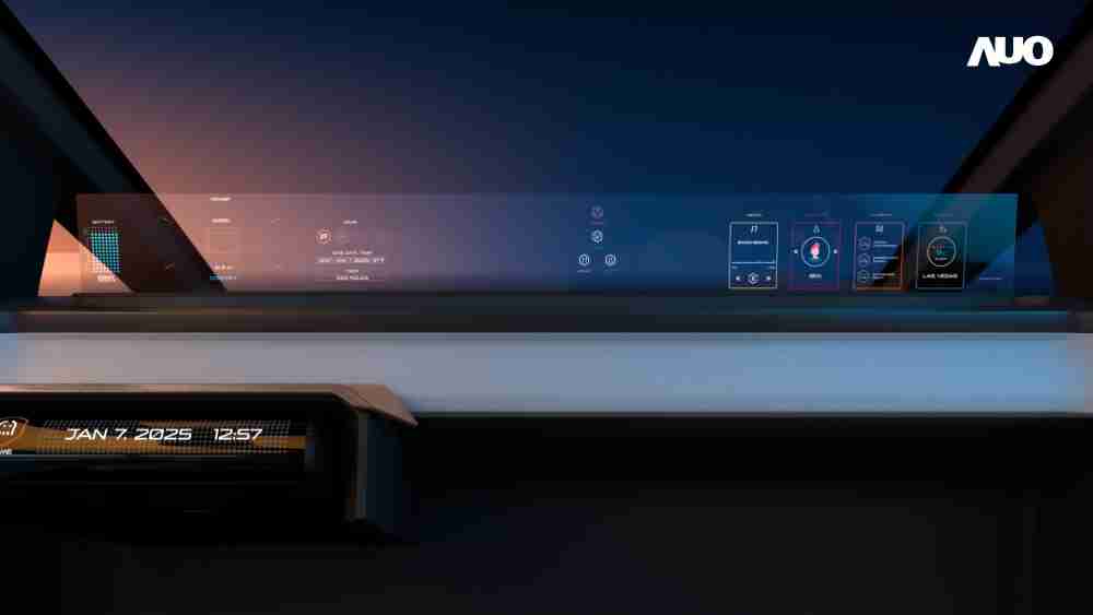 918.COM无界透明显示接口(Horizon Image Glass)透过车运算方案整合仪表板、、中控台及副驾显示器，，，一体式全景呈现，，，提供乘用者清晰的前方视野、、行车必要信息与娱乐功能