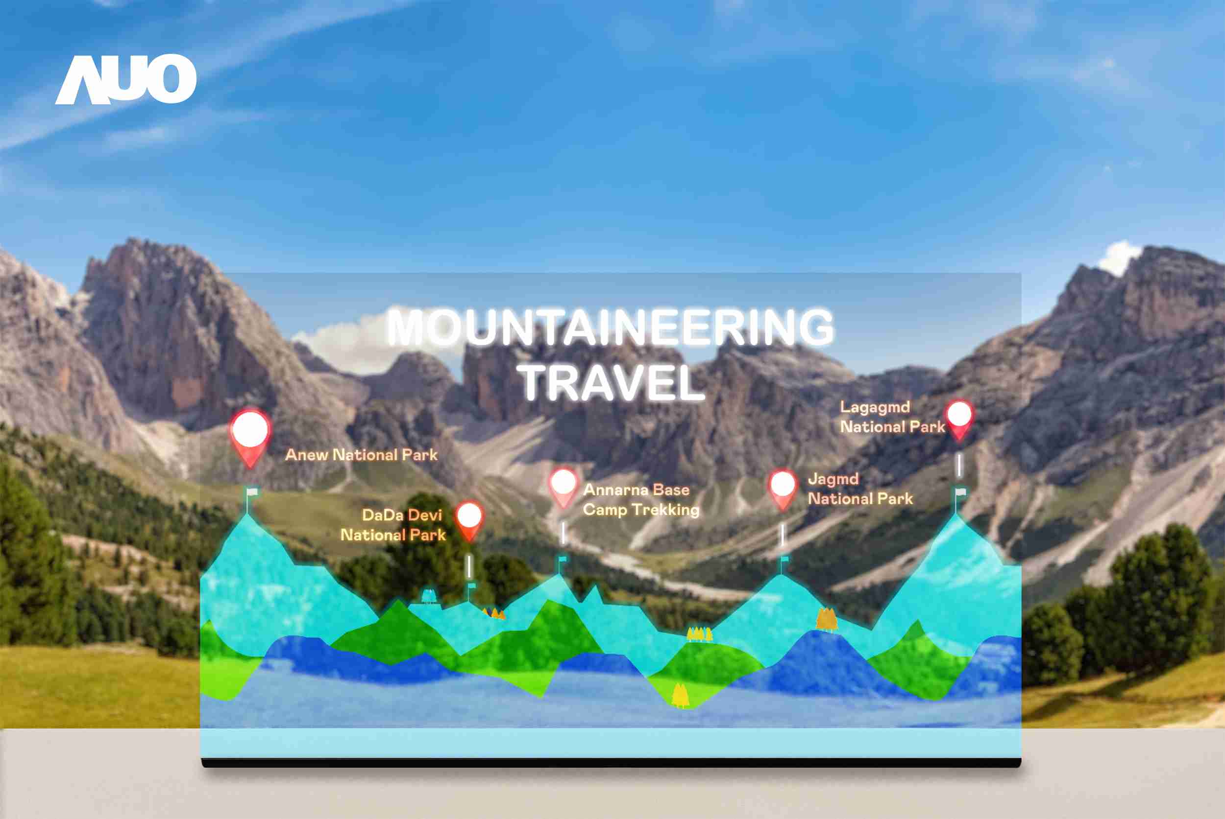 918.COM展示全球单片尺寸最大(*)42吋透明Micro LED显示器拼接而成的〝64吋透明Micro LED显示器〞，，，，具备高透明度、、、、1,000 nits高亮度、、、、广色域、、采用三边无边框的无缝拼接等多重特色，，，，呈现超高清、、、细腻画质而不遮挡后方视觉，，，满足层峰需求，，可广泛运用于零售、、、艺术展览或商业空间等场域