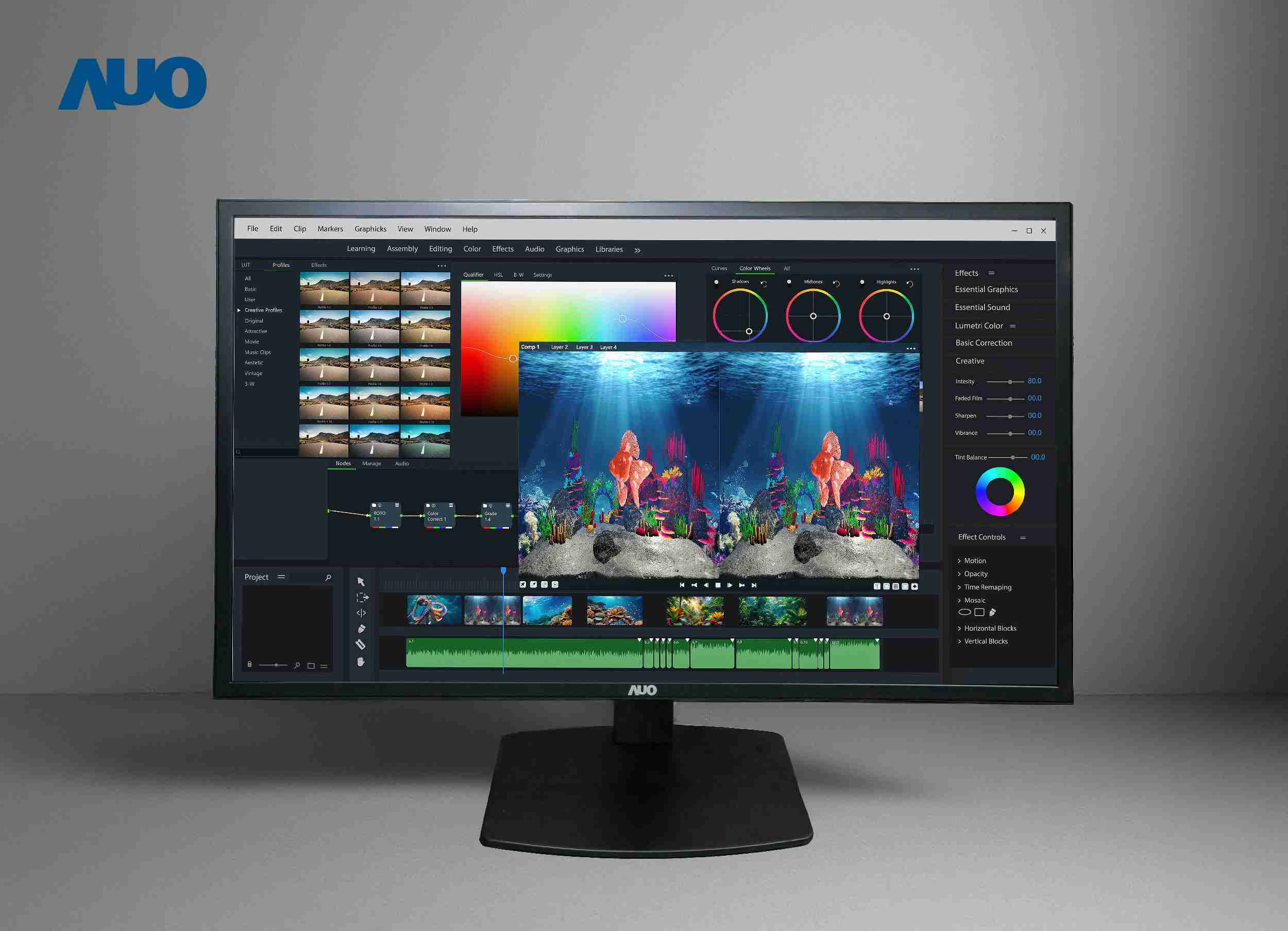 918.COM开发32吋2D/3D专业桌上型显示器，，，，拥有8K4K超高分辨率，，，，并以低串扰算法优化3D显示效果，，搭载自动眼球追踪功能，，，能实时调整3D图像，，进行实时2D与3D无缝共存窗口，，，提供图像设计工作者突破二维接口的崭新工作氛围与效率